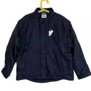 THOR Black Series 2009 Motocycle Motocross Jacket Detachable Sleeves Durable YM